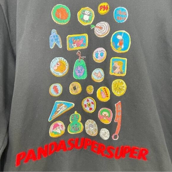 Panda Super Super PSS X Navigare Designer Hoodie Sweatshirt Size Large - Picture 2 of 6